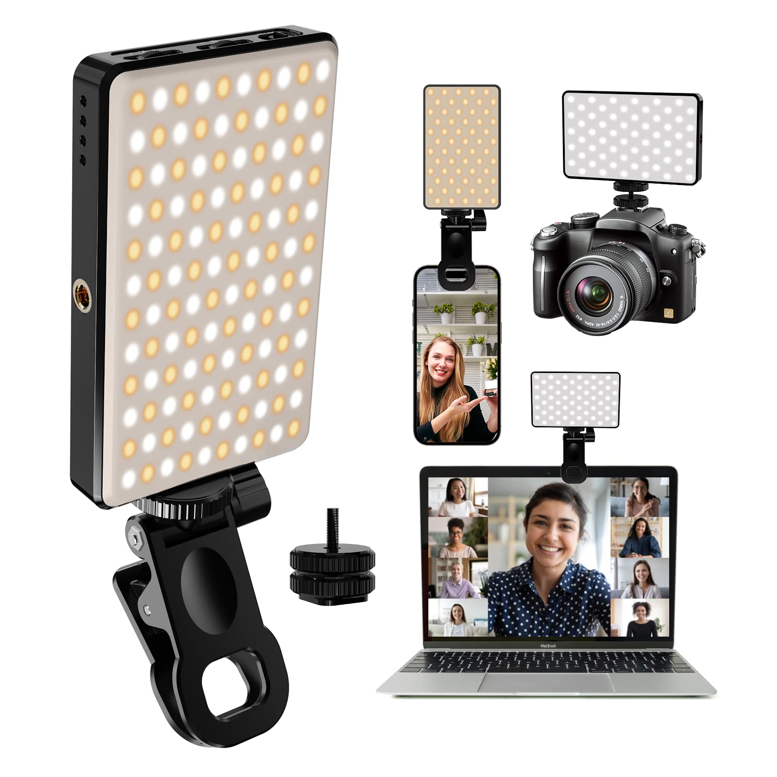 Photography Lighting Circle - LED Selfie Licht 3000 Mah 120