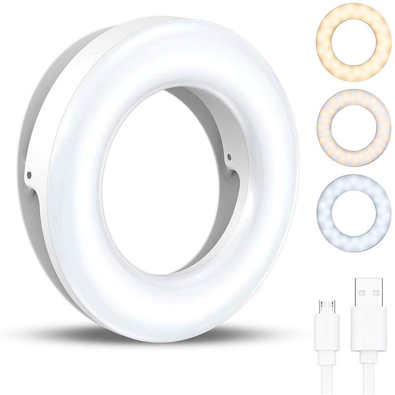 Photography Lighting Circle - Draagbare LED Clip Ring Licht 40
