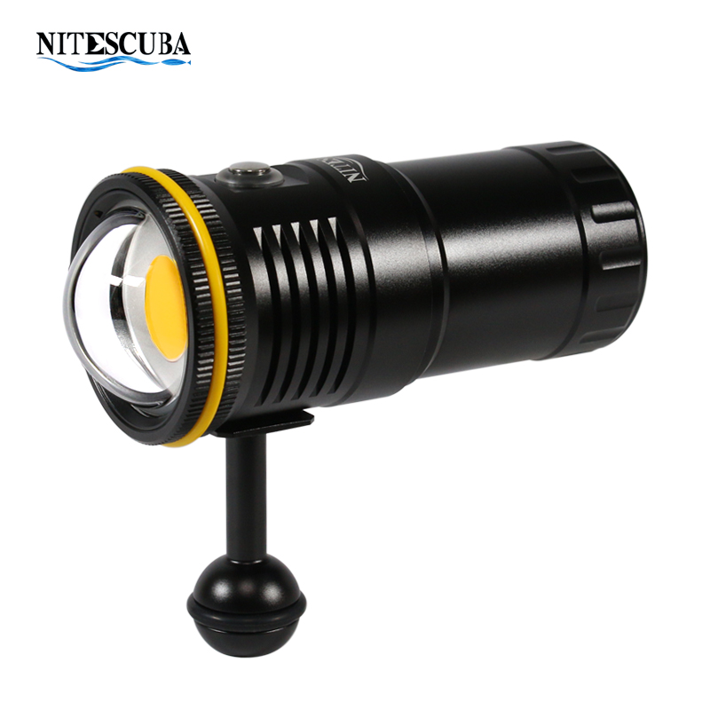 Photography Lighting Wireless - Nitescuba NSV60 LED-duikvideolamp 6000 lumen groothoek