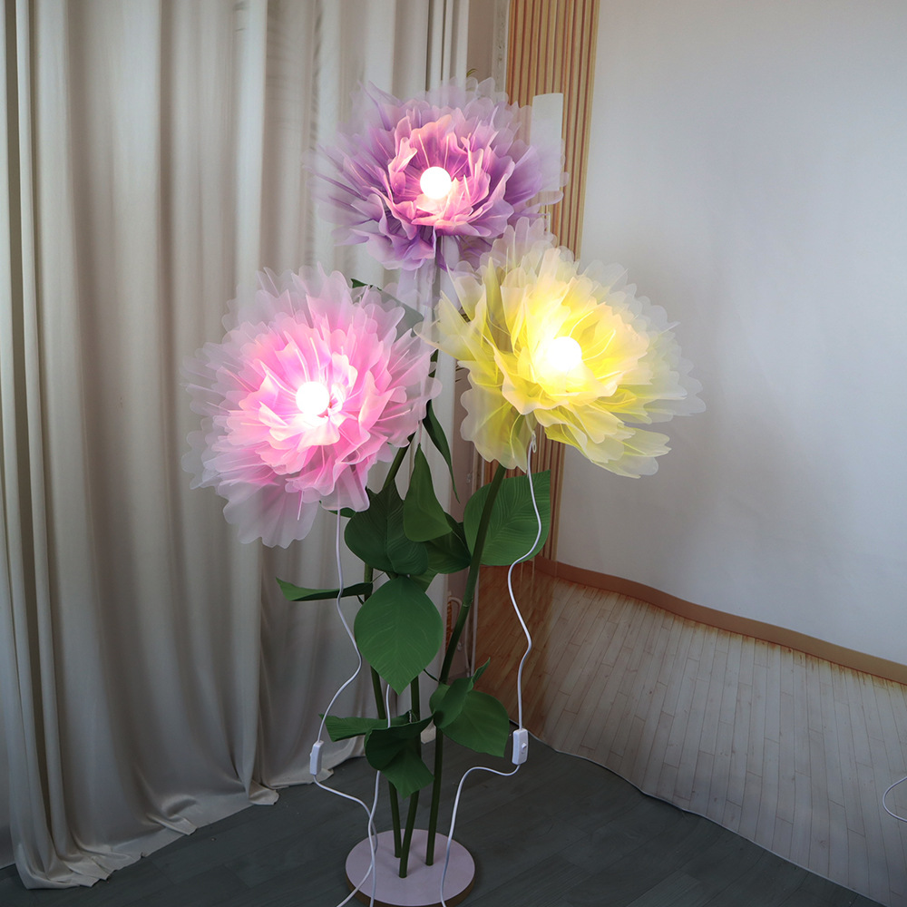 Photography Lighting Layout - NIEUWE 3D Bloem Lichten Stof Handgemaakte