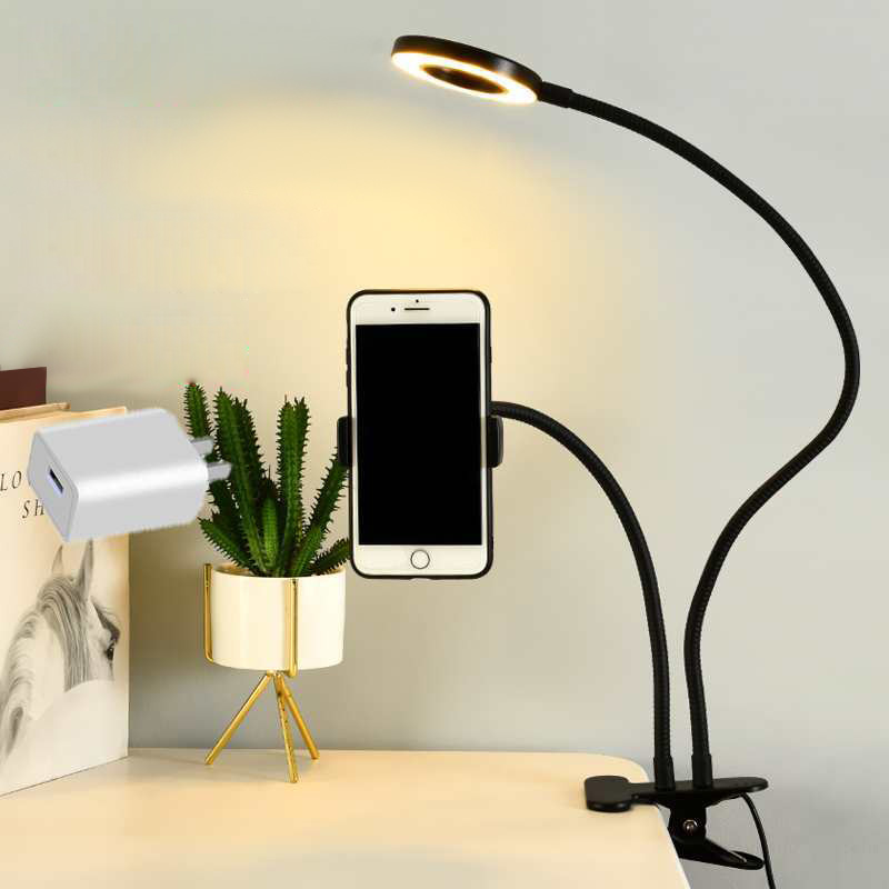 Photography Lighting Wand - Universele flexibele mobiele telefoonhouder met selfie-ringlicht