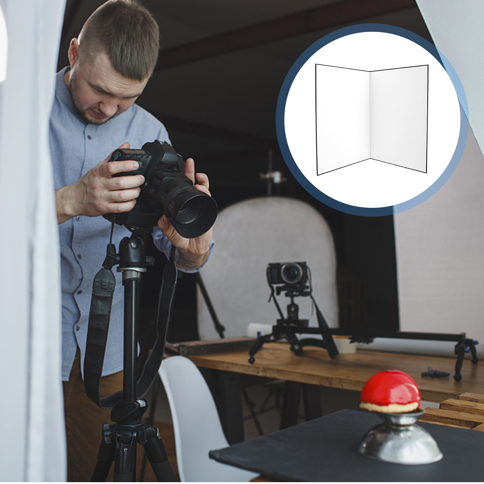 Photography Lighting Design - A3 Opvouwbare Fotografie Kartonnen Lichtreflector Dubbelzijdig