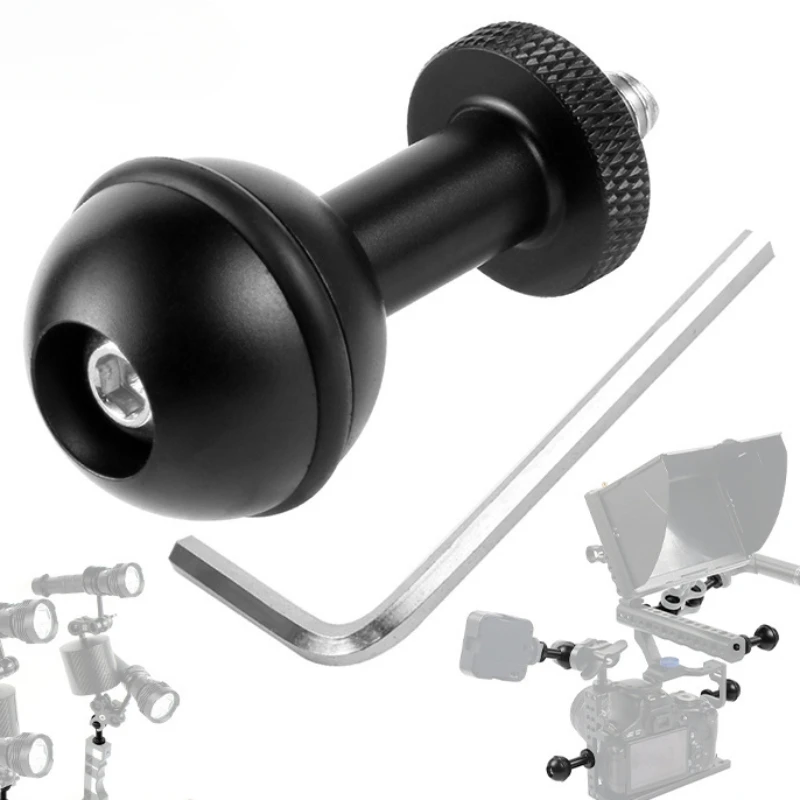 Photography Lighting For Outdoors - Duikfotografie Balhoofdbasis, Verstelbare Elasticiteit, Anti-Omkering Balhoofd,