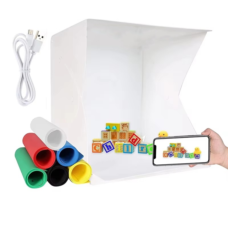 Photography Lighting Case - Vouwbare Lichtbox Draagbare Fotografie LED Fotostudio