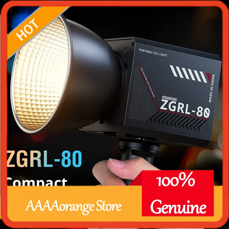 Photography Lighting System - ZGRL80 80W COB LED-videolamp Handheld draagbare