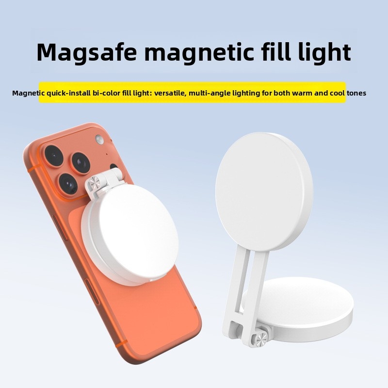 Photography Lighting Wand - Magsafe telefoon LED ringlamp, draagbaar, tweekleurig,