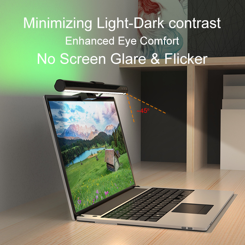 Photography Lighting Lamp - Monitorlichtbalk, oogbeschermende schermhanglamp voor dun en