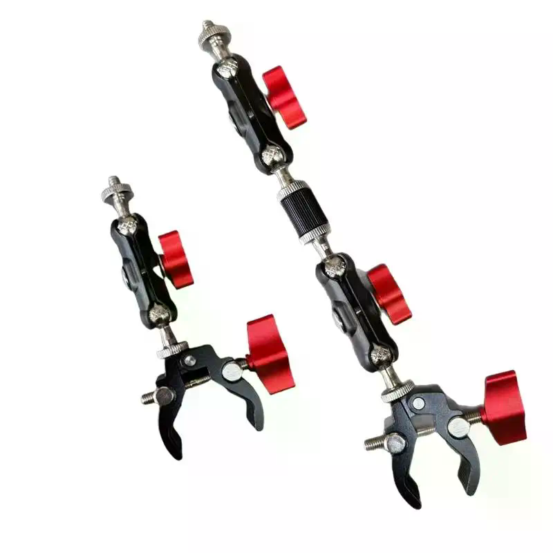 Photography Lighting Rig - Camera Super Clamp met dubbele kogelkop