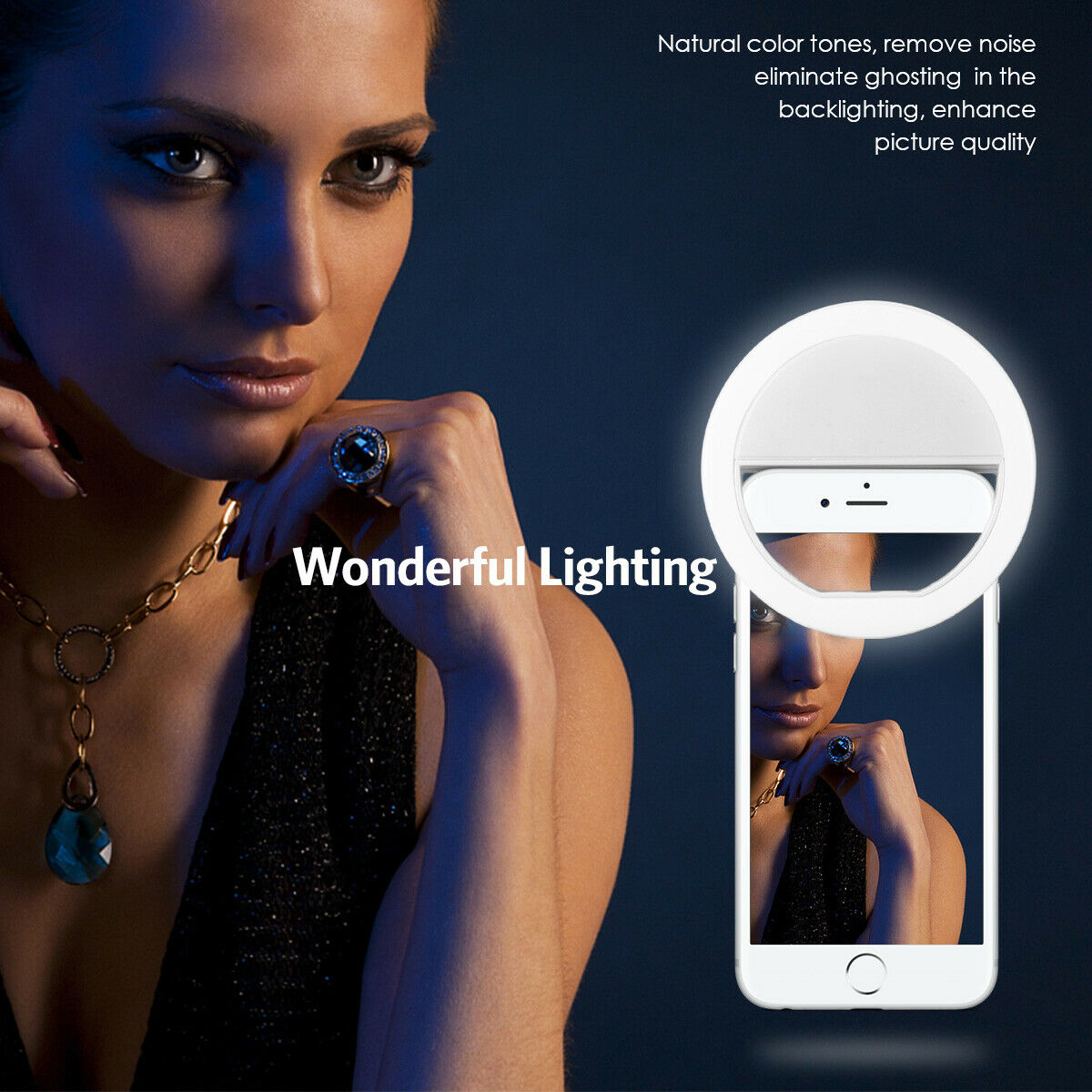 Photography Lighting Wand - USB Oplaadbare LED Selfie Ringlamp Mobiele