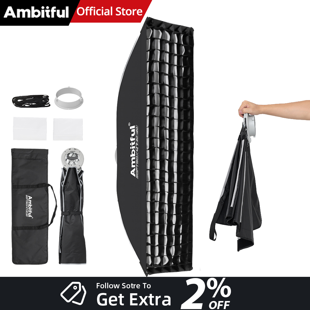Photography Lighting Case - Ambitieuze Q7-II 30*120cm Bowens Mount Strip