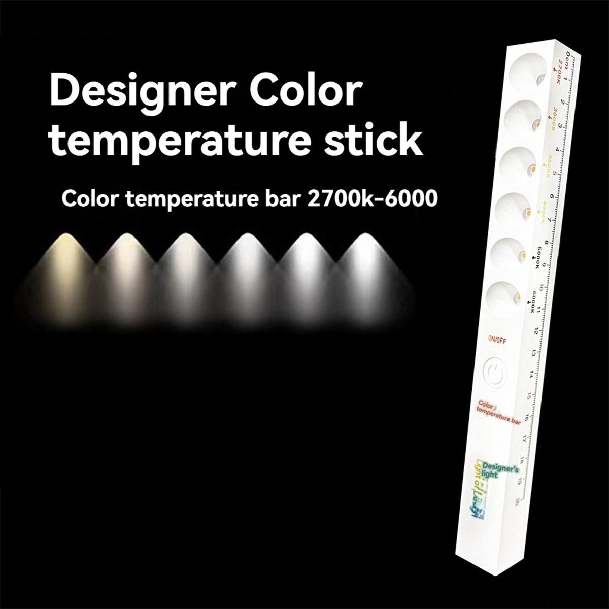 Photography Lighting Wand - Sep. 6 Modi Kleurtemperatuur Lamp Stick