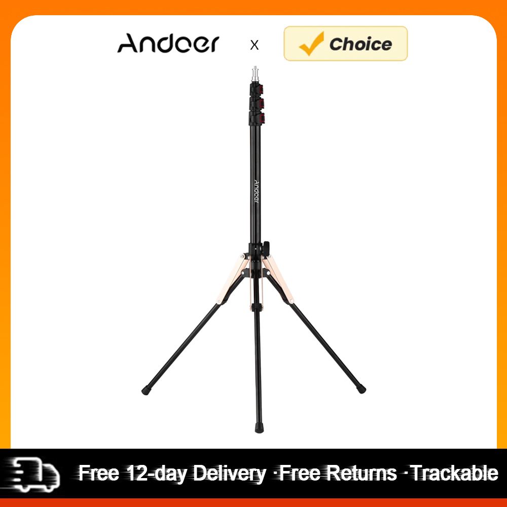 Photography Lighting Design - Andoer 190 cm/74,8 inch draagbare aluminium