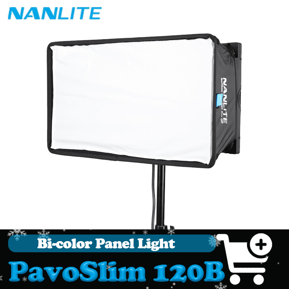 Photography Lighting Wireless - Nanlite PavoSlim 120B Tweekleurig paneellicht 2700k-6500k