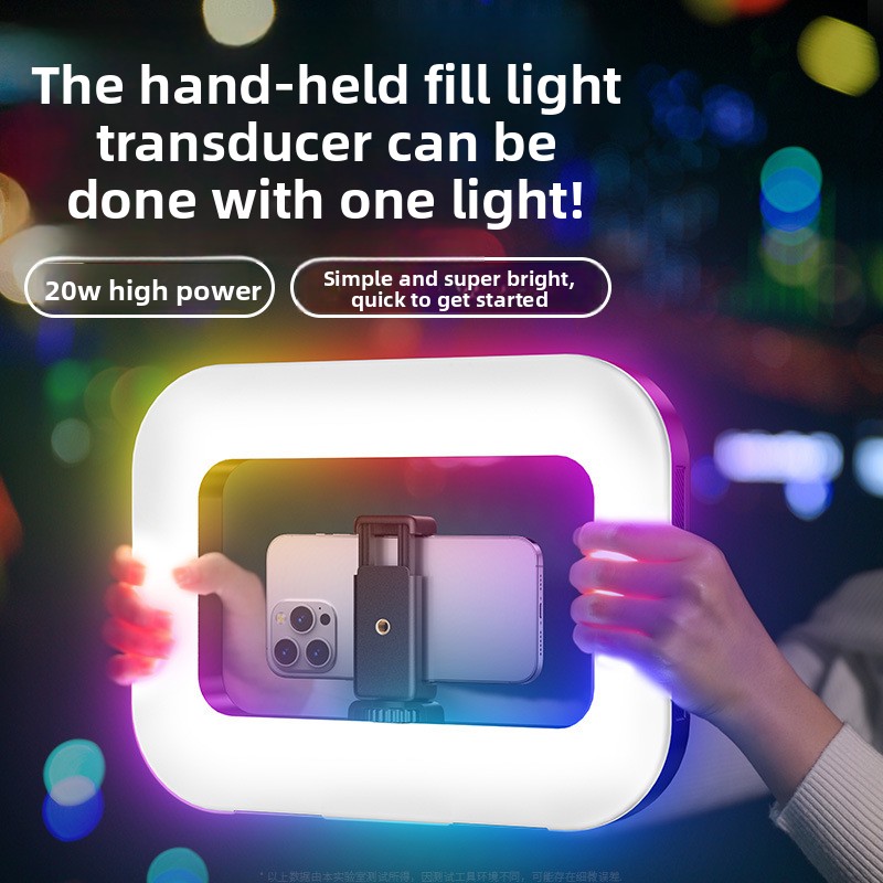 Photography Lighting Diy - 2025 Nieuwe Handheld Ringlamp voor Mobiele
