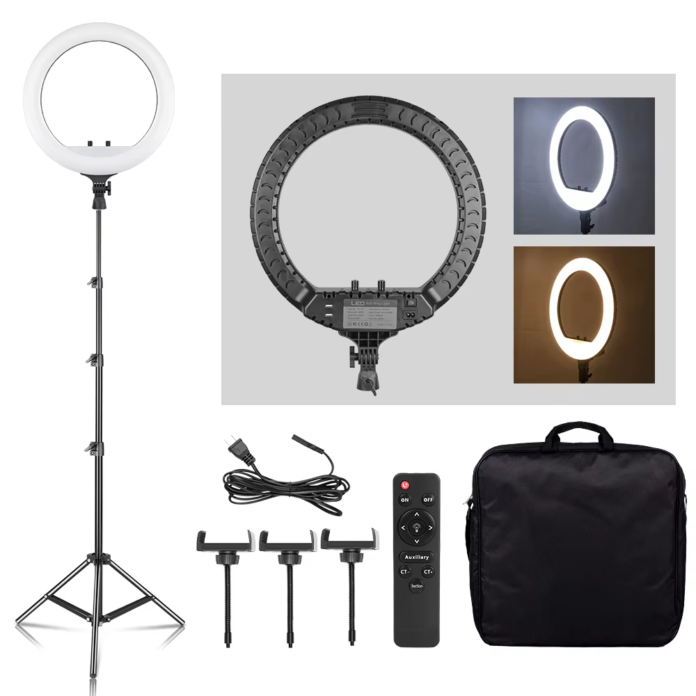 SH 18 Inch Knob Ring Light LED - Photography Lighting Circle recensie en prijs