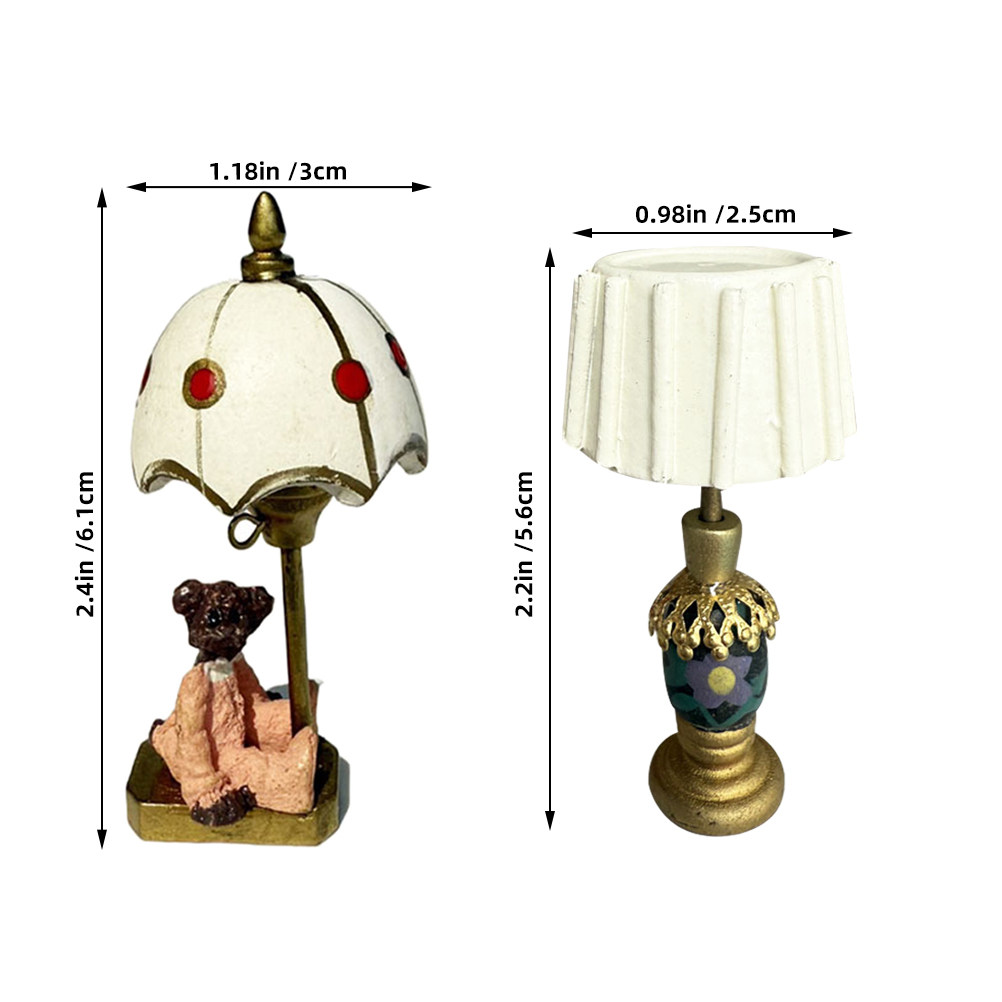 2 stuks miniatuur tafellampen  - Photography Lighting Design recensie en prijs
