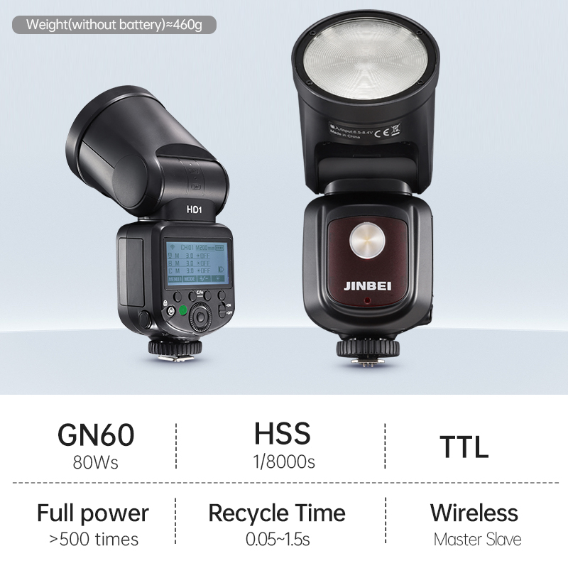 JINBEI HD-1 Ronde kop HSS Spee - Photography Lighting For Outdoors recensie en prijs