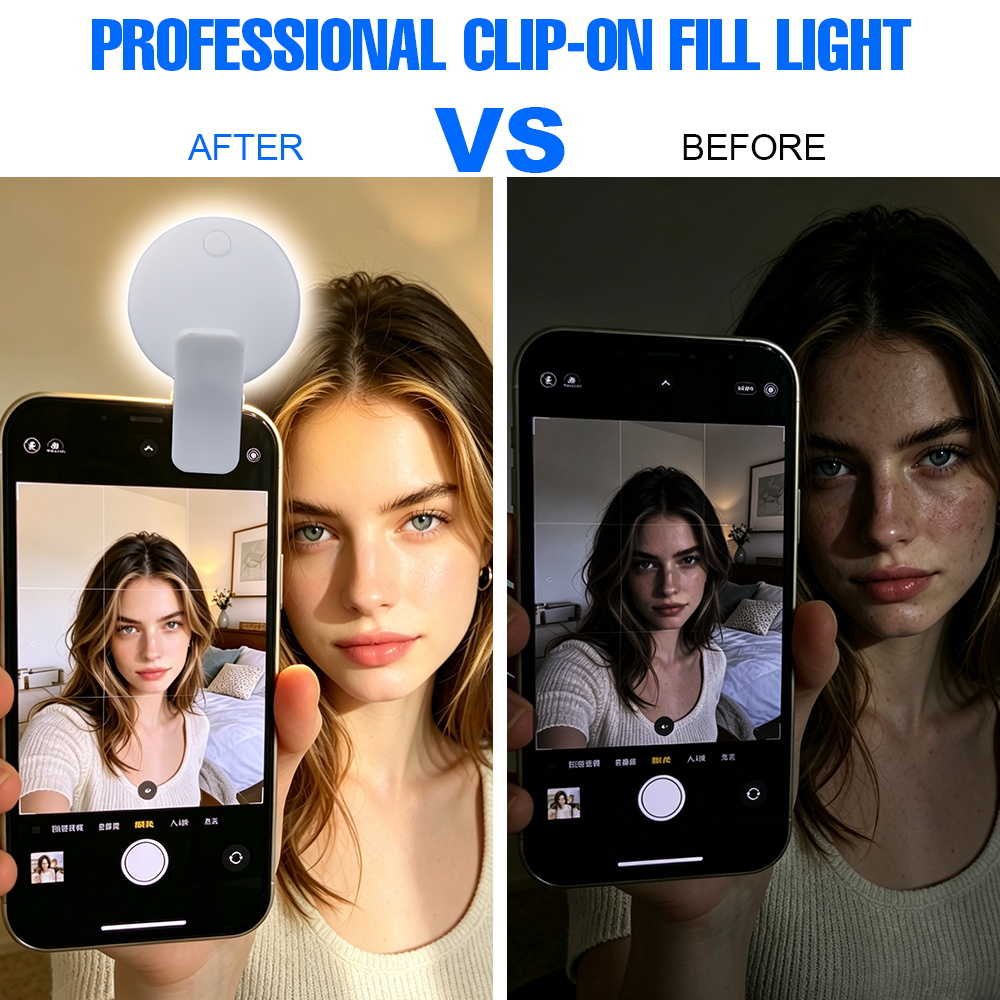 Draagbaar Clip-on Selfie-Vulli - Makeup Photography Lighting recensie en prijs