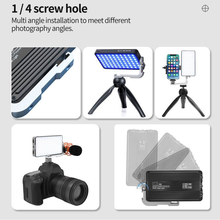Pixel G3 Flat Panel RGB Fill L - Photography Lighting Lamp recensie en prijs