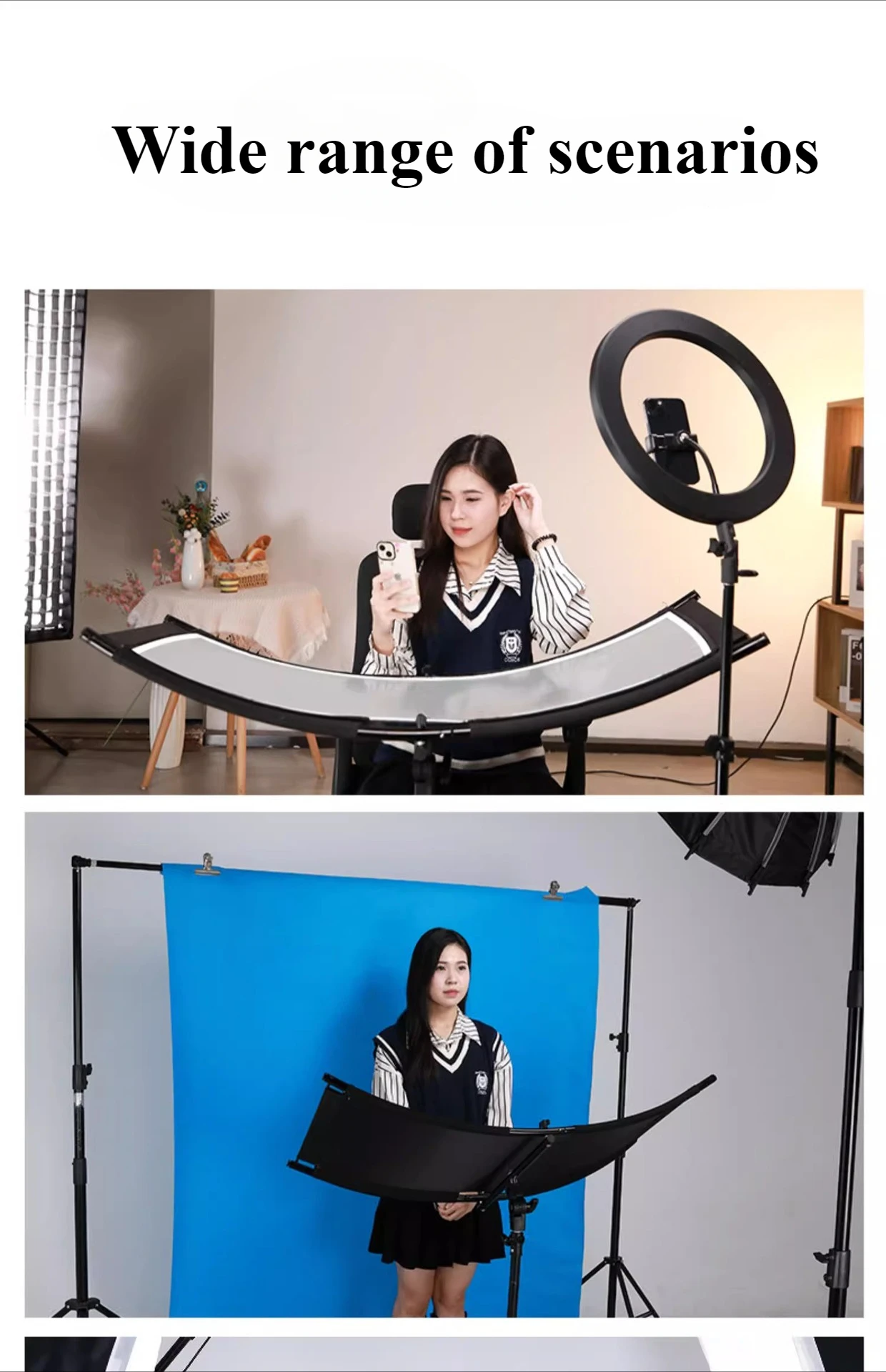 4-kleuren doek U-type reflecto - Photography Types Of Lighting recensie en prijs