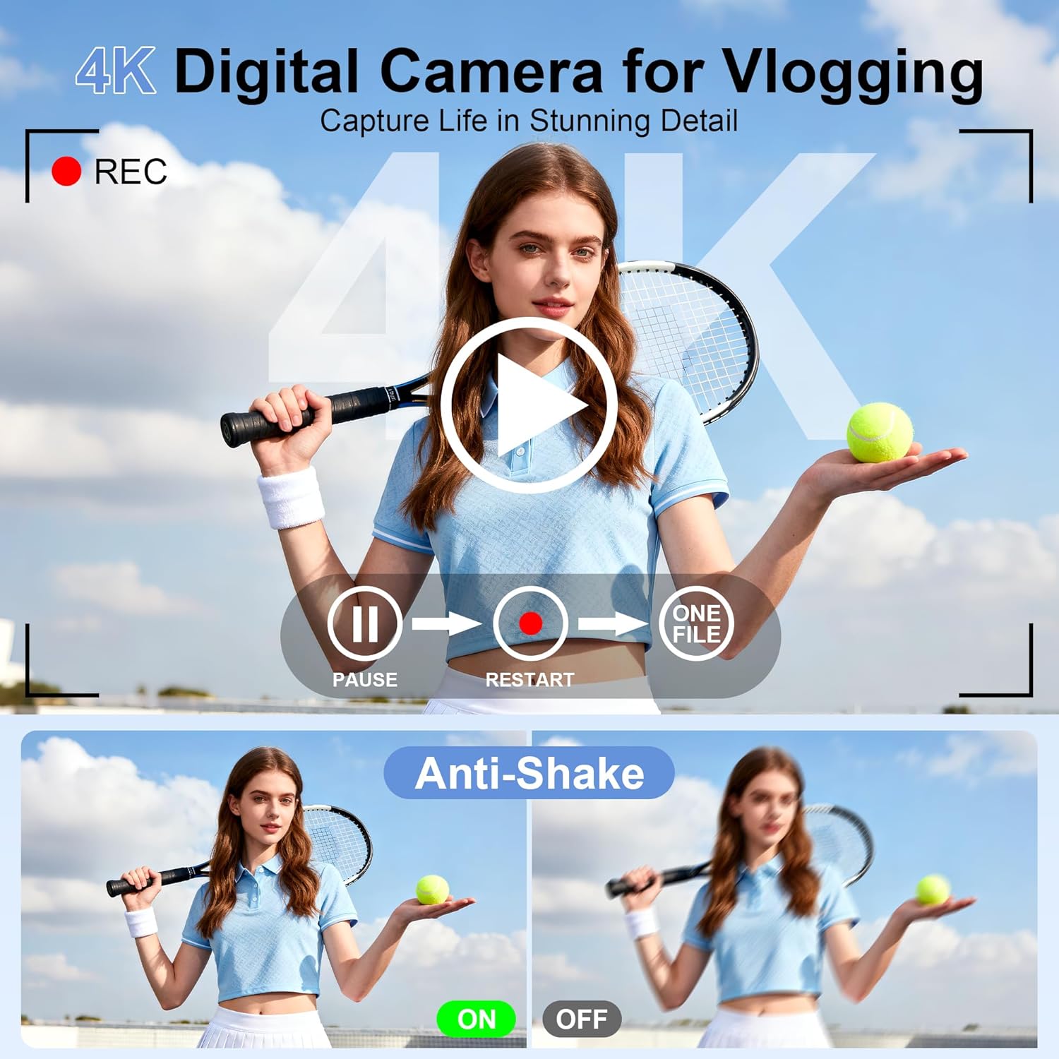 4K HD digitale camera voor fot - Photography Natural Lighting recensie en prijs