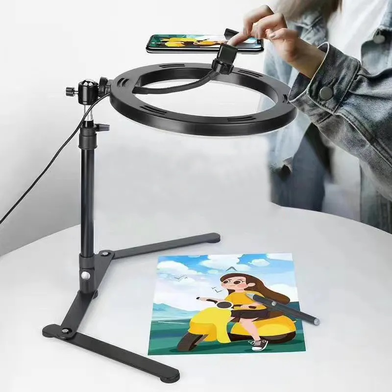 Bureauringlamp met standaard e - Photography Lighting System recensie en prijs