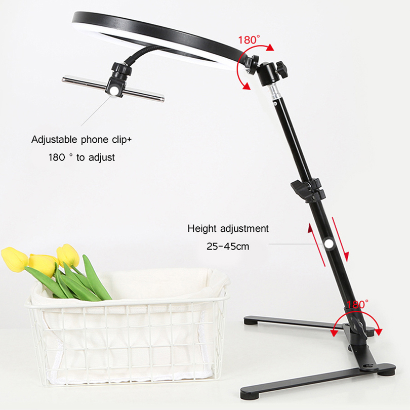 Bureauringlamp met standaard e - Photography Lighting System recensie en prijs