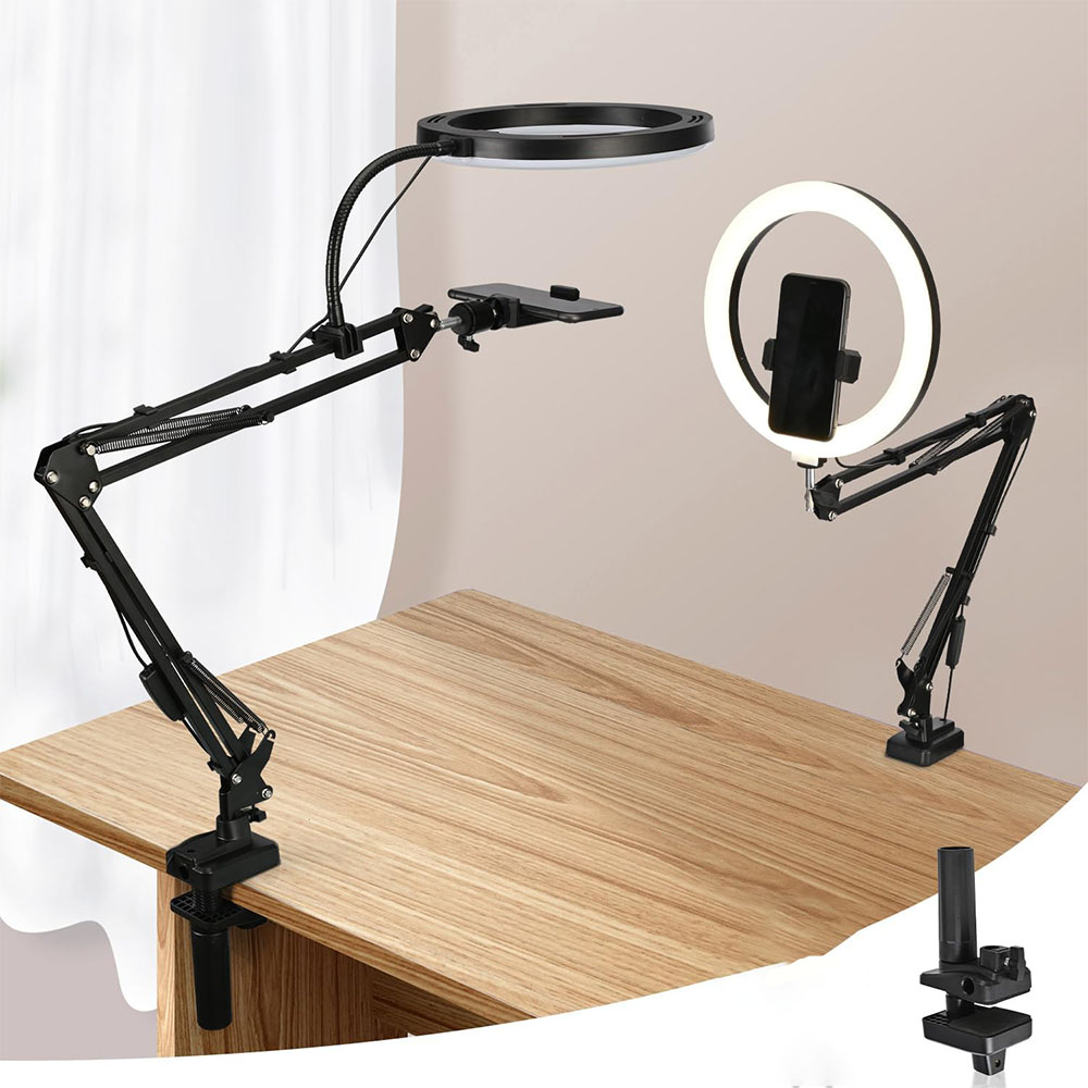 Ringlicht met standaard en tel - Photography Lighting Circle recensie en prijs