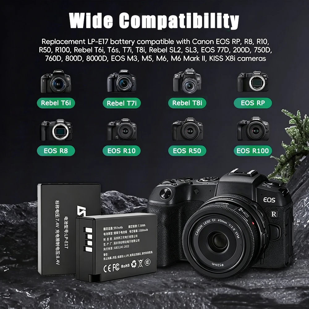 LP-E17 Batterij voor Canon cam - Canon Camera Eos R8 recensie en prijs