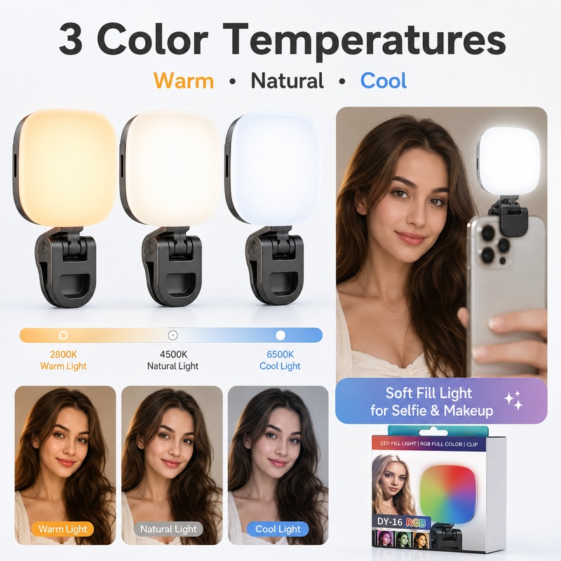 Draagbare RGB LED-vullichtlamp - Photography Lighting For Outdoors recensie en prijs