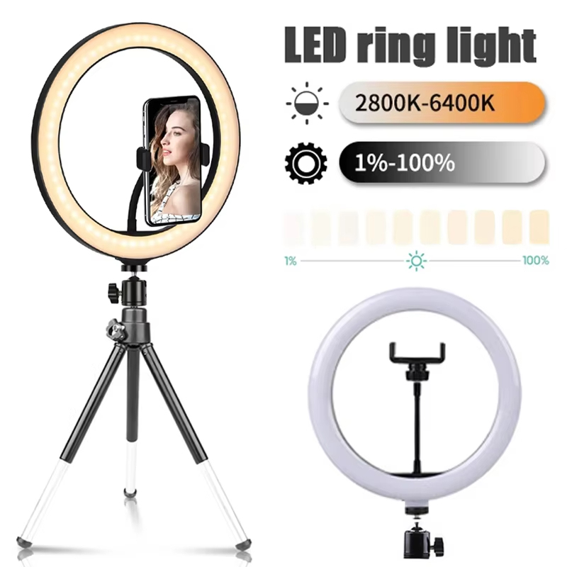 10 inch Selfie Ring Light Foto - Photography Lighting Circle recensie en prijs