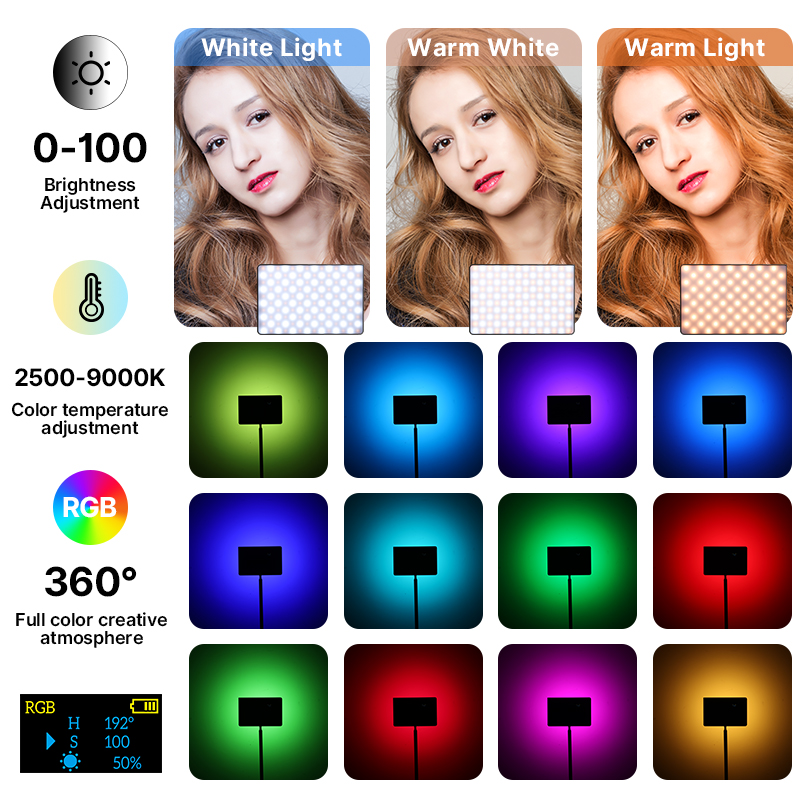 Ulanzi lt003 15w rgb video lic - Photography Lighting Wireless recensie en prijs