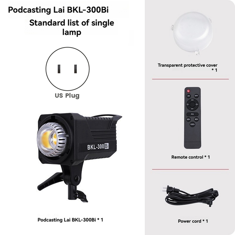 300W Bi LED-videolamp, continu - Photography Lighting System recensie en prijs