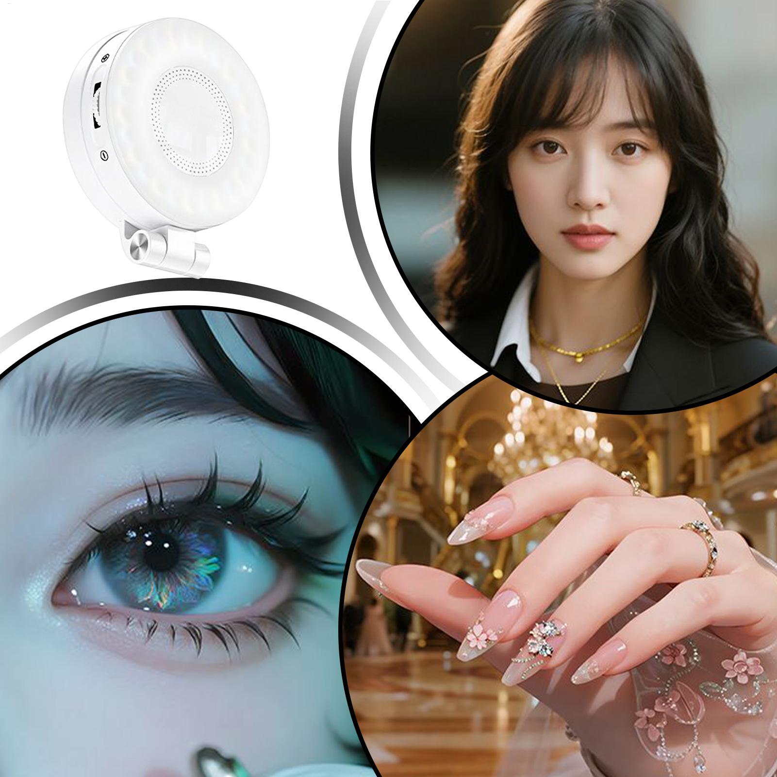 Draagbare selfie-lichtclip op  - Makeup Photography Lighting recensie en prijs